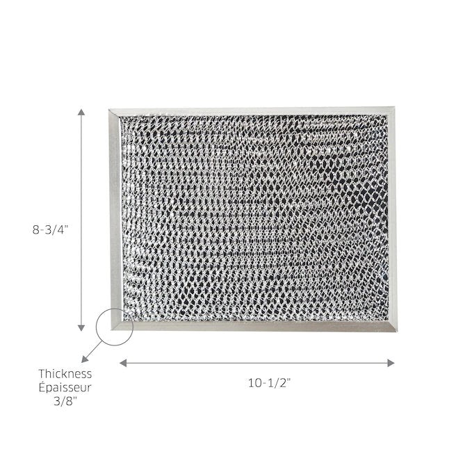 Broan Duct-free Undercabinet Range Hood Air Filter (Charcoal)