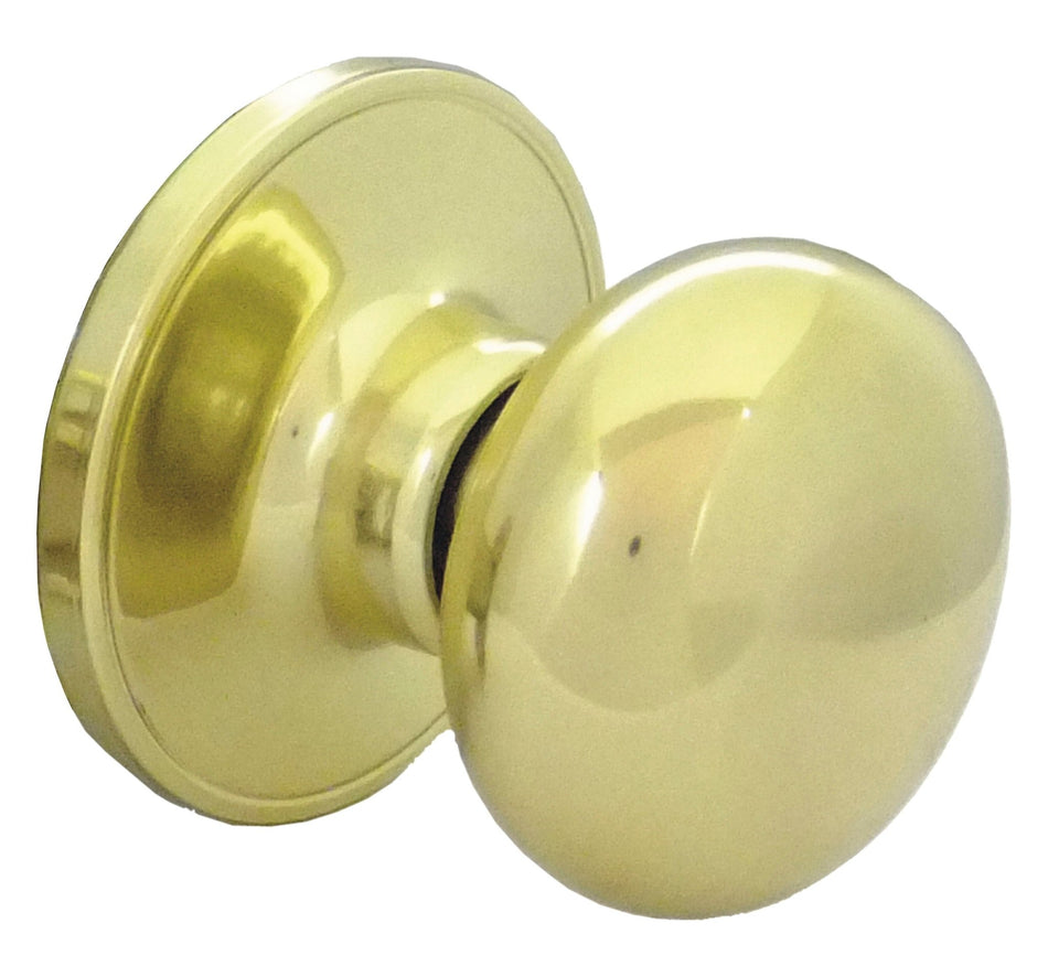 Gatehouse Baron Polished Brass Interior No Deadbolt Dummy Door Knob