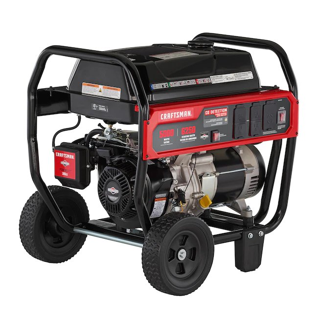 CRAFTSMAN 5000-Watt Gasoline Portable Generator