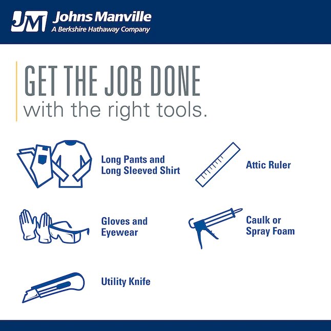 Johns Manville R-30 Dachboden, 88 Quadratfuß, Kraftbeschichtete Glasfasermatten-Isolierung (24 Zoll B x 48 Zoll L), Einzelpackung, insgesamt 11 Stück