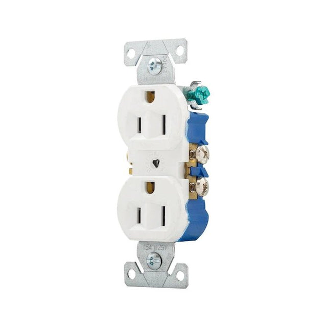 Eastman 15-Amp  125-volt Residential Duplex Outlet Receptacle (White)