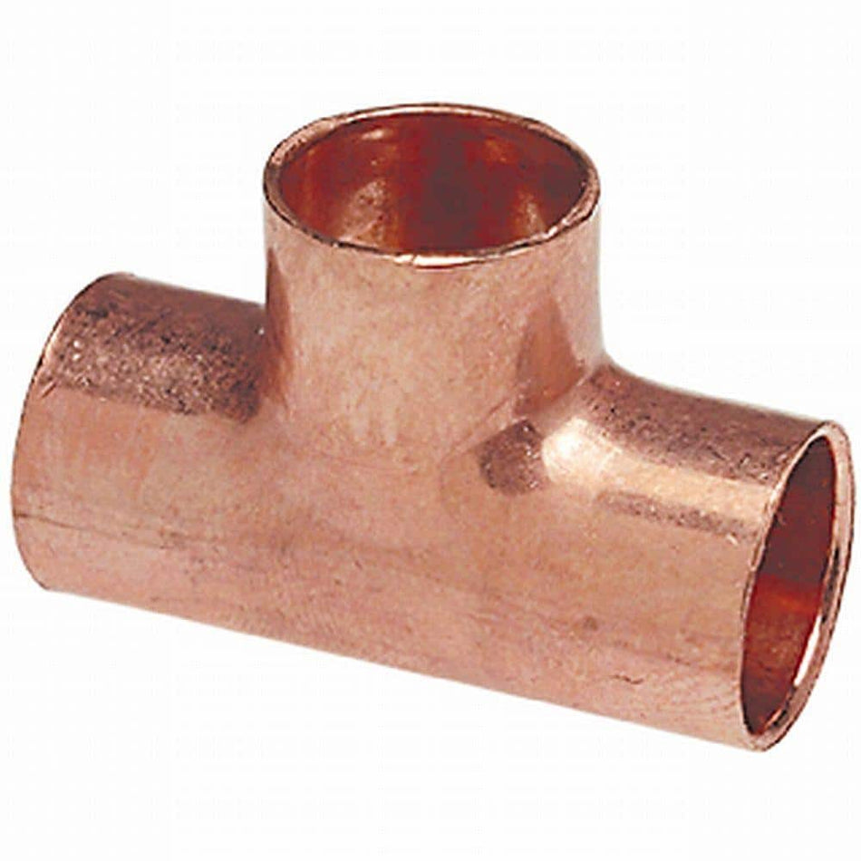 T de cobre de 1-1/2" x 1-1/2" x 1-1/2"