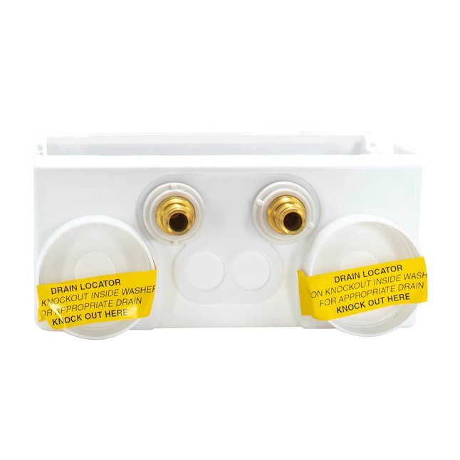 Eastman Dual Drain Washing Machine Outlet Box – 1/2 in. Expansion PEX