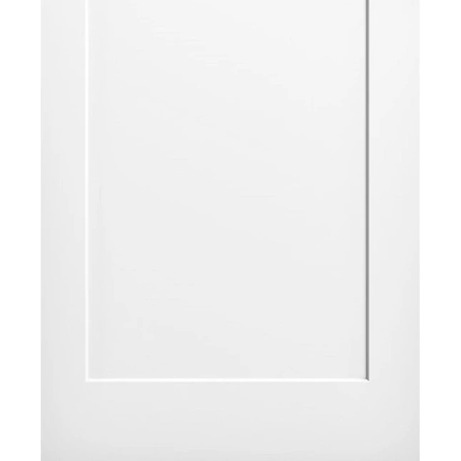 American Building Supply Puerta de losa compuesta moldeada de núcleo hueco de 1 panel de 30 pulgadas x 80 pulgadas blanca