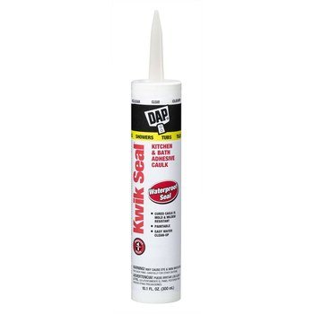 DAP Kwik Seal Kitchen & Bath Adhesive Caulk - Clear, 10.1oz