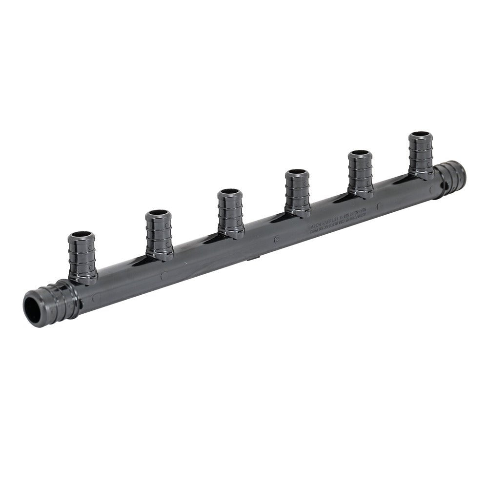 Eastman 6-Port F2159 PEX Closed Manifolds – 3/4 In. x 1/2 In.