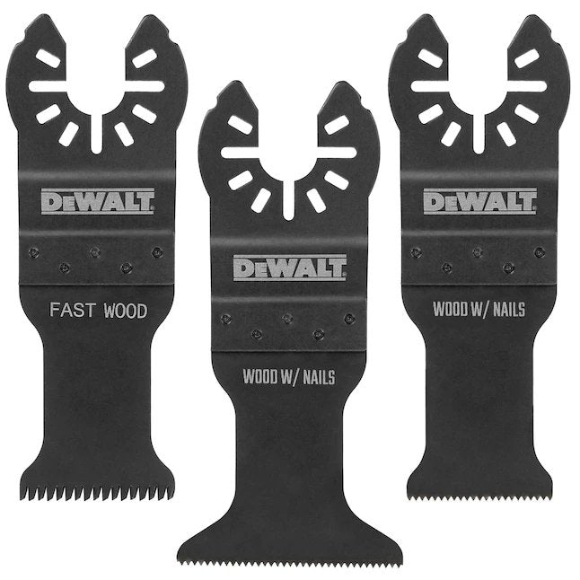 Juego de corte oscilante de uso general DeWalt de 3 piezas