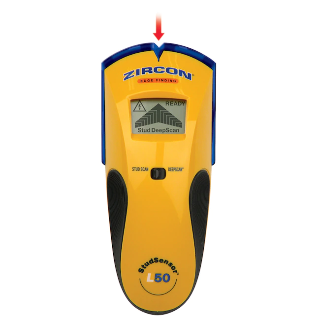 Zircon StudSensor L50 Stud Finder with WireWarning 1.5-in Scan Depth Metal and Wood Stud Finder