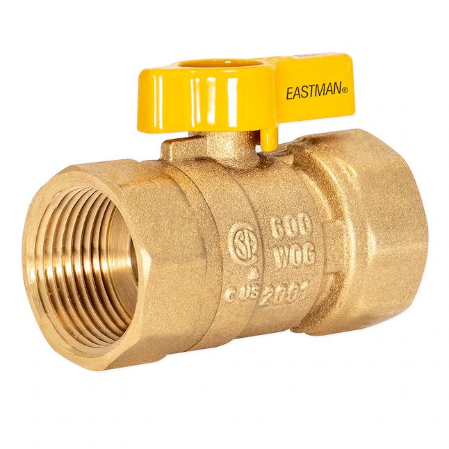 Válvula de bola de gas Eastman de 1 pulgada Fip x 1 pulgada Fip