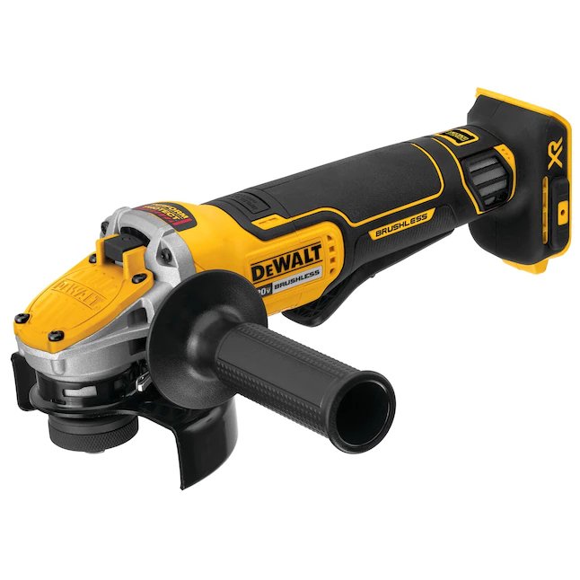 DeWalt  XR POWER DETECT 4.5-in 20-Volt Max Paddle Switch Brushless Cordless Angle Grinder