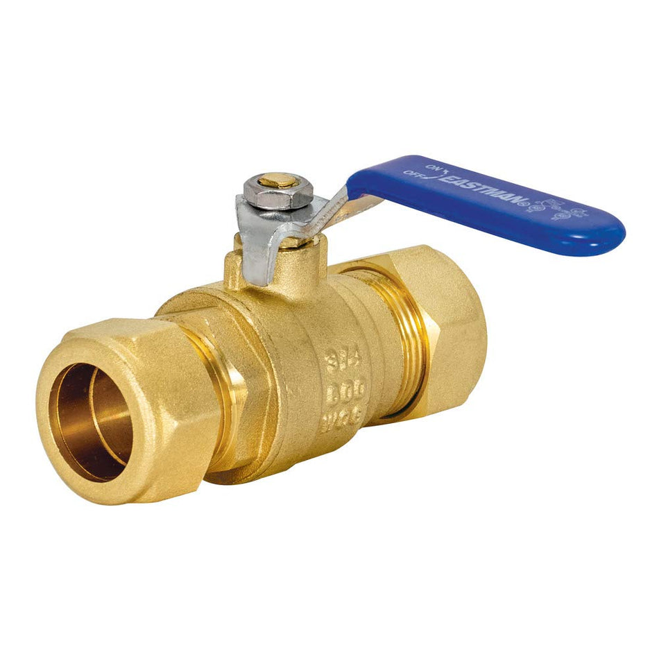 Eastman 3/4 in. x 3/4 in. Full Port Compression Brass Ball Valve