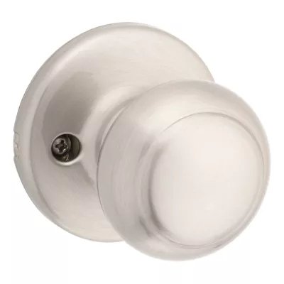 Kwikset Satin Nickel Cove Knob - Pull Only