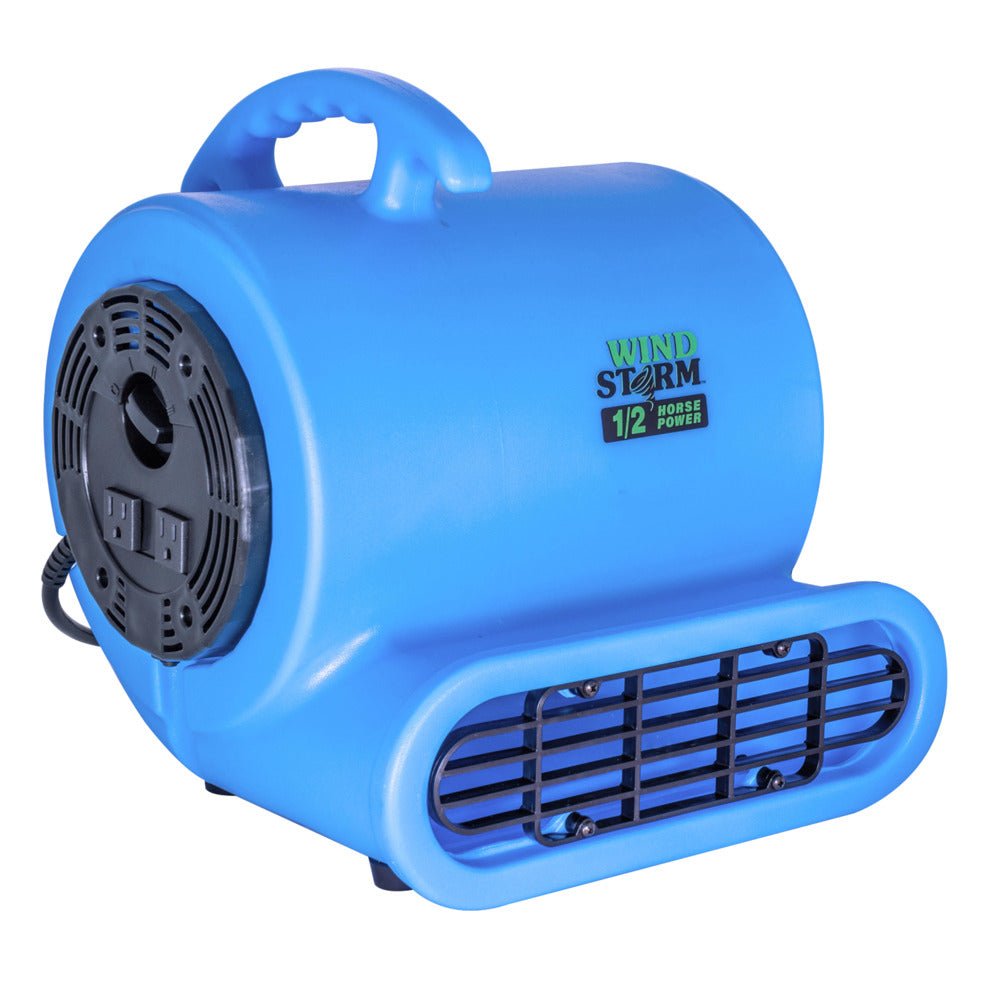 Eastman 1/2 HP Air Mover for Water Damage Restoration Carpet Dryer