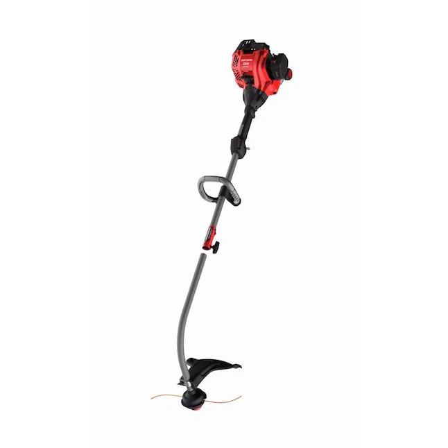 CRAFTSMAN WC2200 25-cc 2-Cycle 17-in Curved Shaft Gas String Trimmer with Attachment Capable and Edger Capable