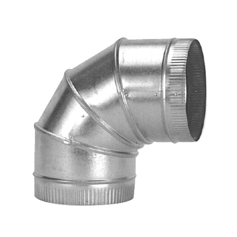 3" 90° Type-B Adjustable Single Wall Duct Elbow