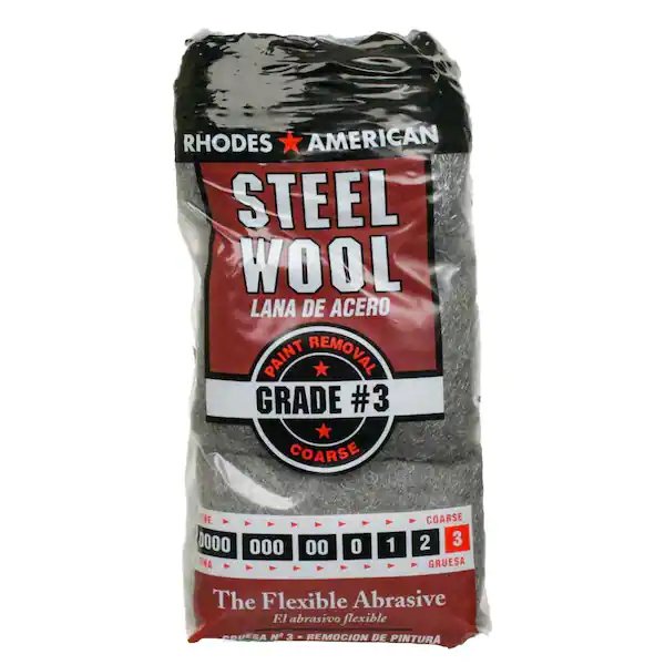 Homax Coarse Grade #3 Steel Wool (12-Pads)