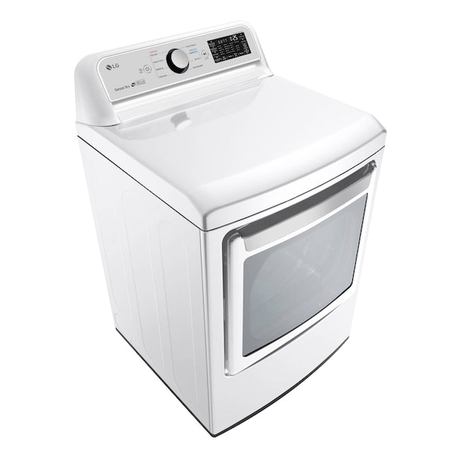 LG  EasyLoad Smart Wi-Fi Enabled 7.3-cu ft Electric Dryer (White) ENERGY STAR