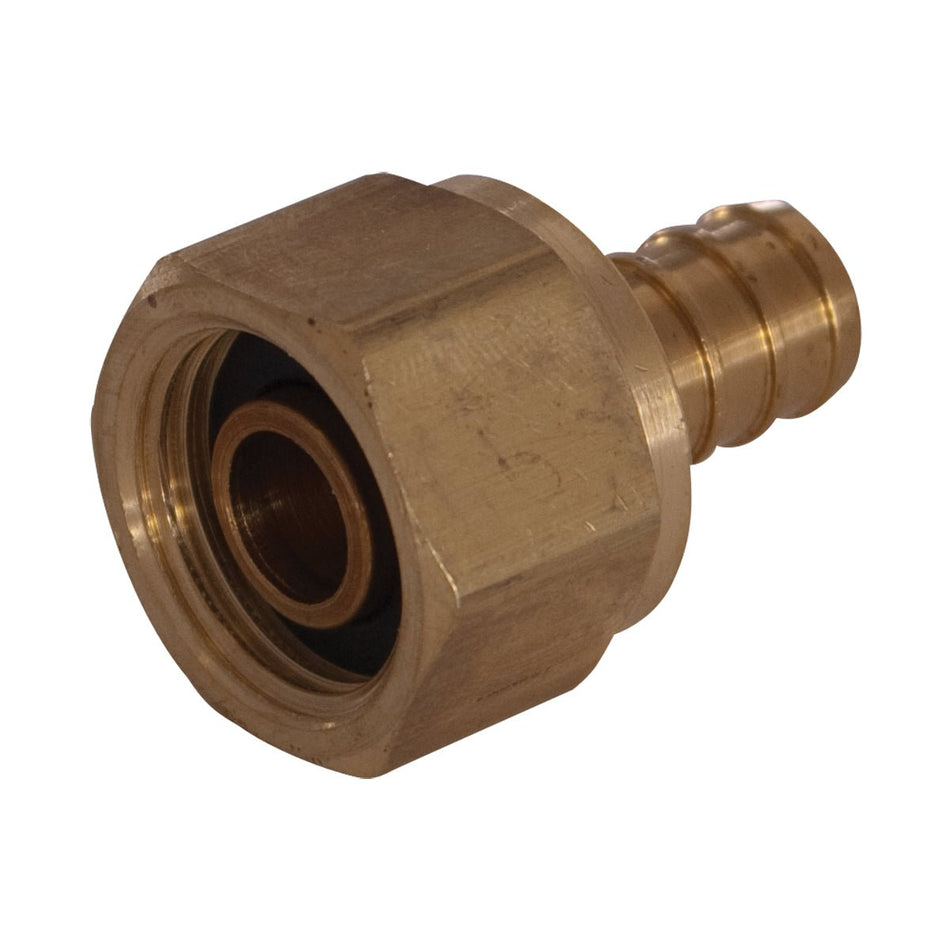 Eastman Brass Crimp PEX Female Adapter – 1/2 in. PEX x 1/2 in. Swivel