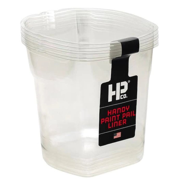 HANDY Clear Paint Pail Liner 6-Pack