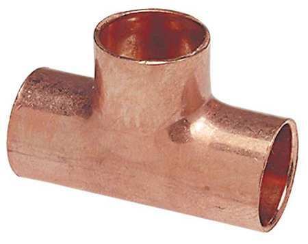 2" x 2" x 1-1/2" Copper Reducing Tee