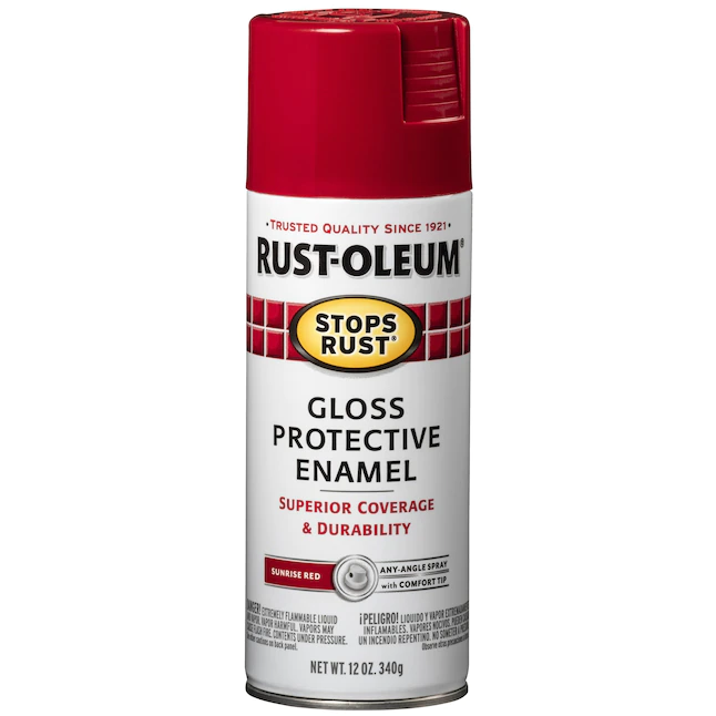 Rust-Oleum Stops Rust Gloss Sunrise Red Sprühfarbe (NETTOGEWICHT. 12-oz)