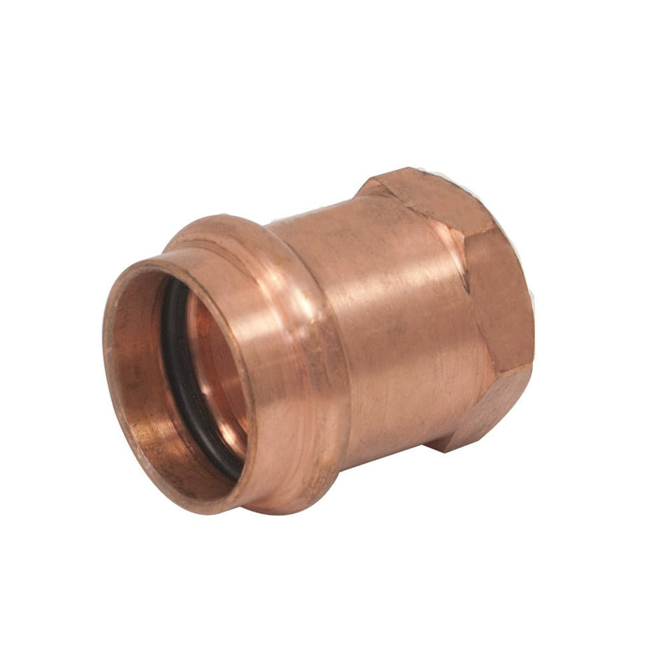 2 in. x 2 in. Copper Press x FPT Pressure Female Adapter