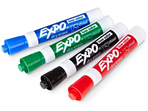 Expo® trocken abwischbare Marker – Sortimentspackung (4er-Pack) 