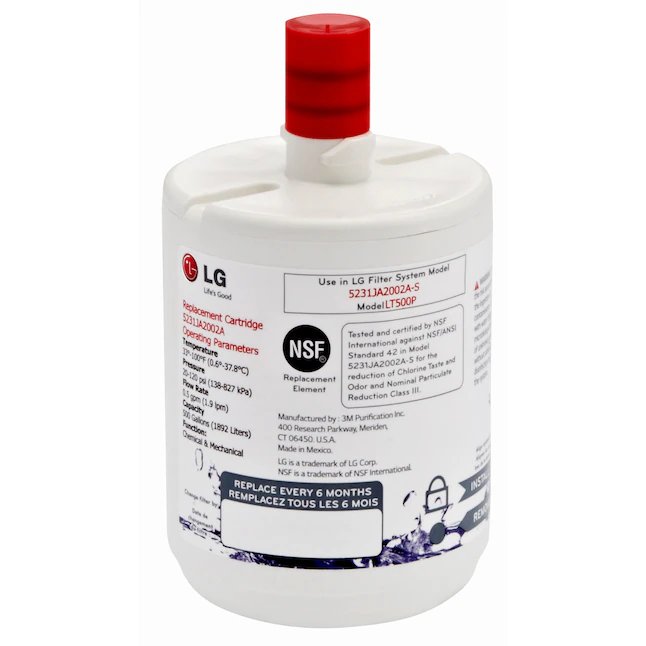 LG 6-Month Twist-in Refrigerator Water Filter