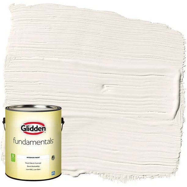 Látex interior Glidden Fundamentals Grab-N-Go, plano (blanco antiguo, 1 galón) 