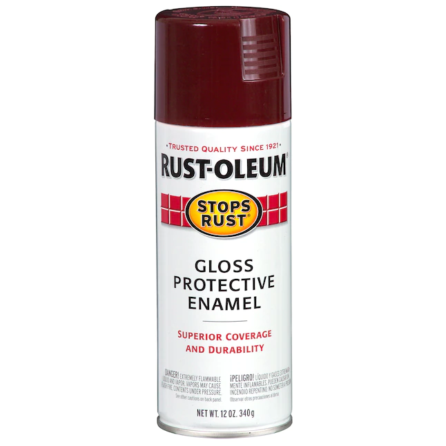 Rust-Oleum Stops Rust Gloss Merlot Sprühfarbe (NETTOGEWICHT. 12-oz)