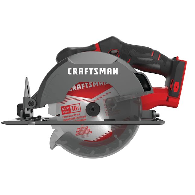 CRAFTSMAN V20 20-Volt-Max-6-1/2-Zoll-Akku-Kompaktkreissäge (nur Werkzeug)