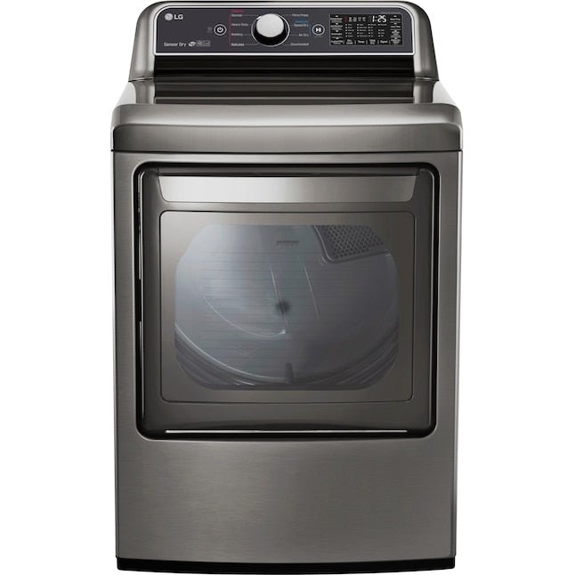 LG  EasyLoad Smart Wi-Fi Enabled 7.3-cu ft Gas Dryer (Graphite Steel) ENERGY STAR