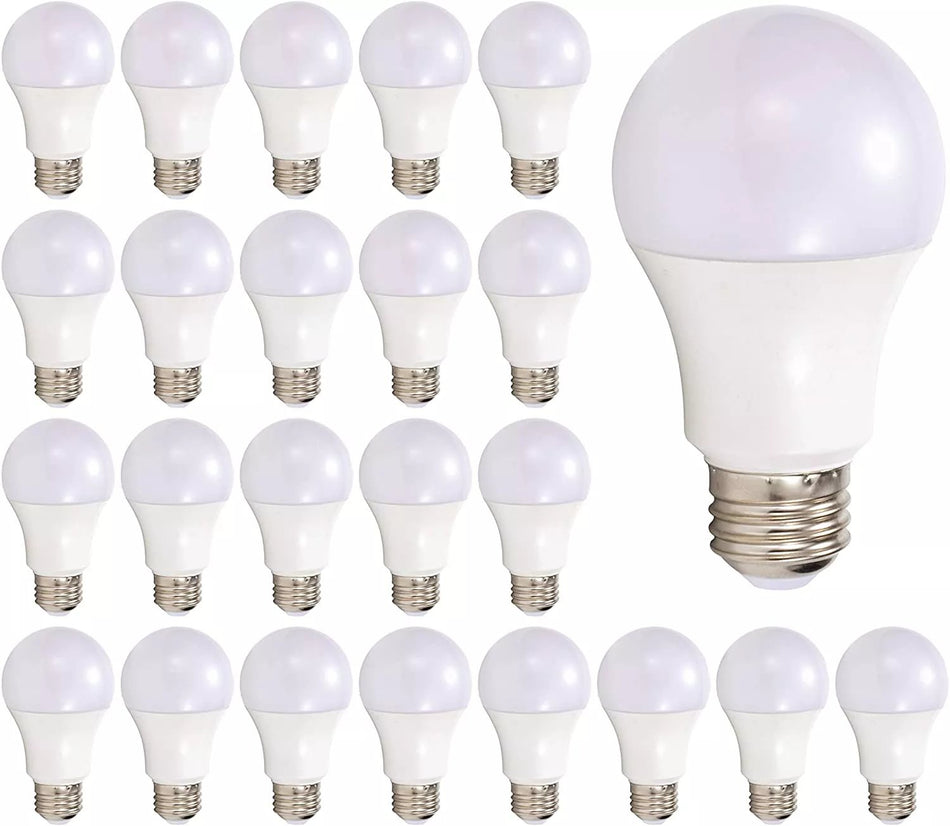 60-Watt Equivalence Non-Dimmable A19 LED Light Bulb in Daylight 5000K (24-Pack)