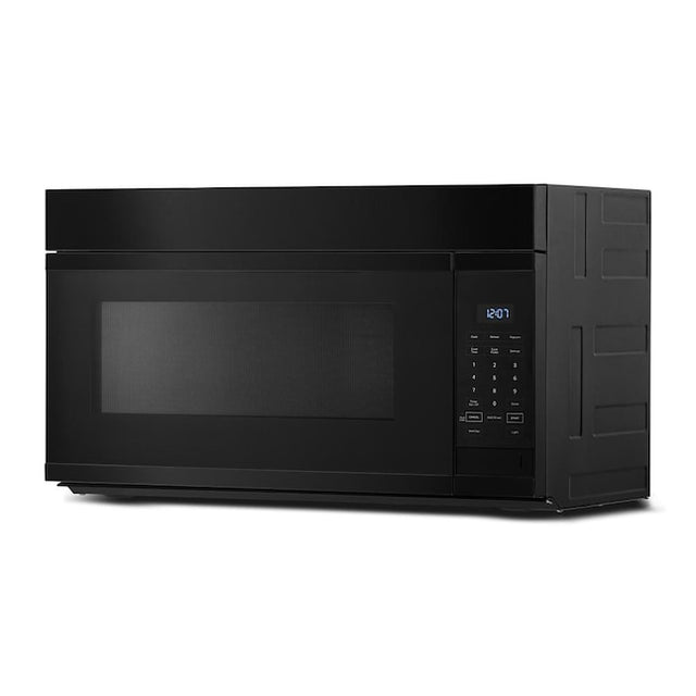 1.7-cu ft 1000-Watt Over-the-Range Microwave (Black)