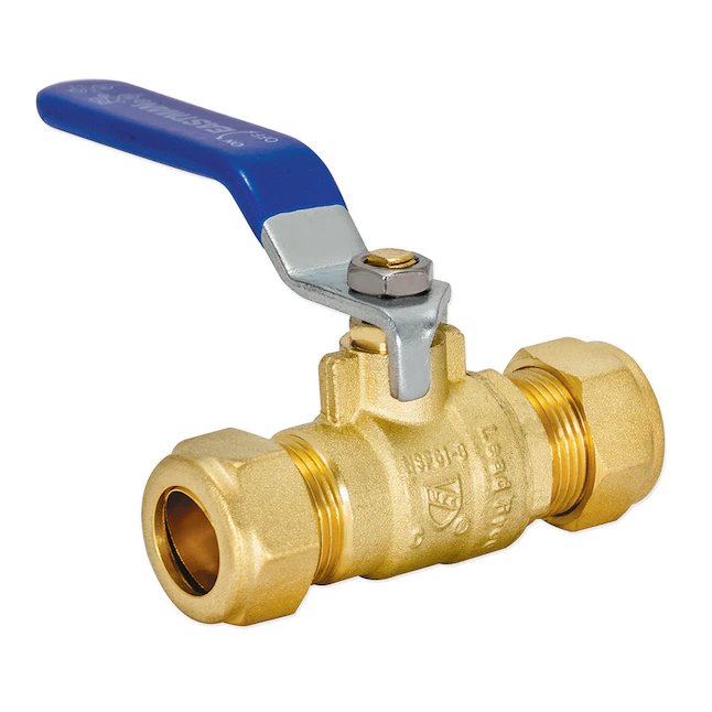 Eastman 1/2-in Compression x 1/2-in Compression Ball Valve