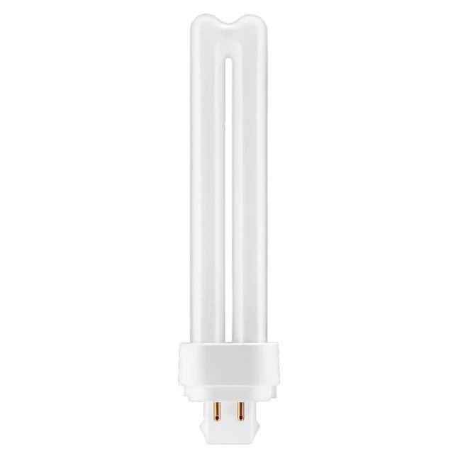 GE 100-Watt EQ Double tube Bright White G24d-4 Pin Base Incandescent Light Bulb