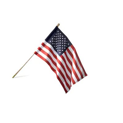 Independence Flag 4-ft W x 2.5-ft H American Flag Kit