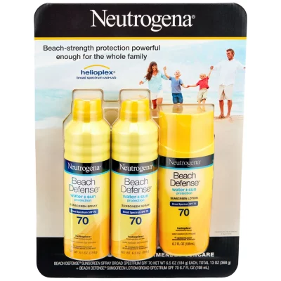 Neutrogena Sunscreen (3-Pack)