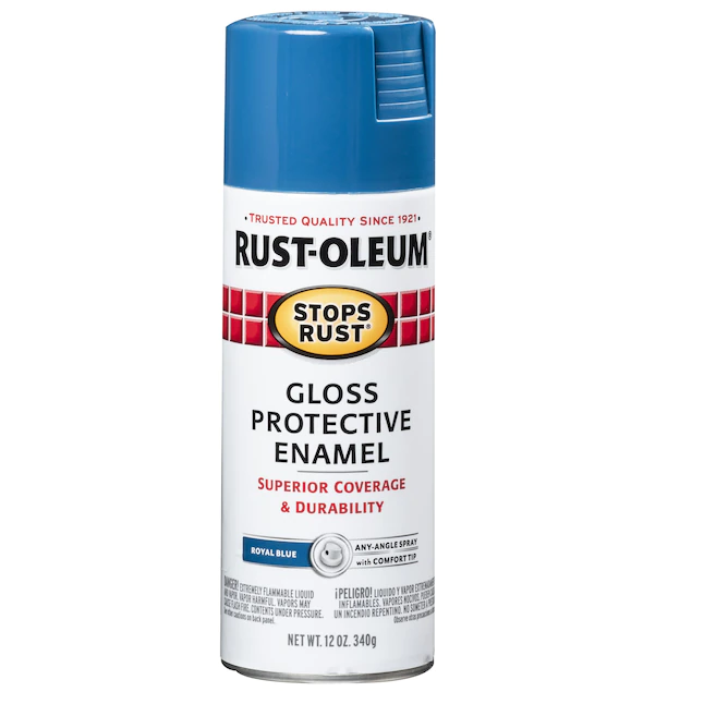 Rust-Oleum Stops Rust Gloss Royal Blue Sprühfarbe (NETTOGEWICHT. 12-oz)