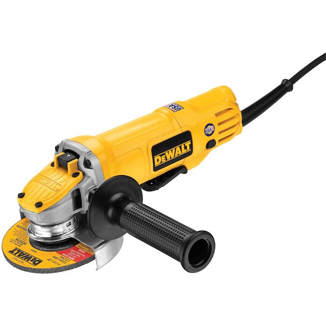 DeWalt 4,5-Zoll-Winkelschleifer mit Paddelschalter und Kabel