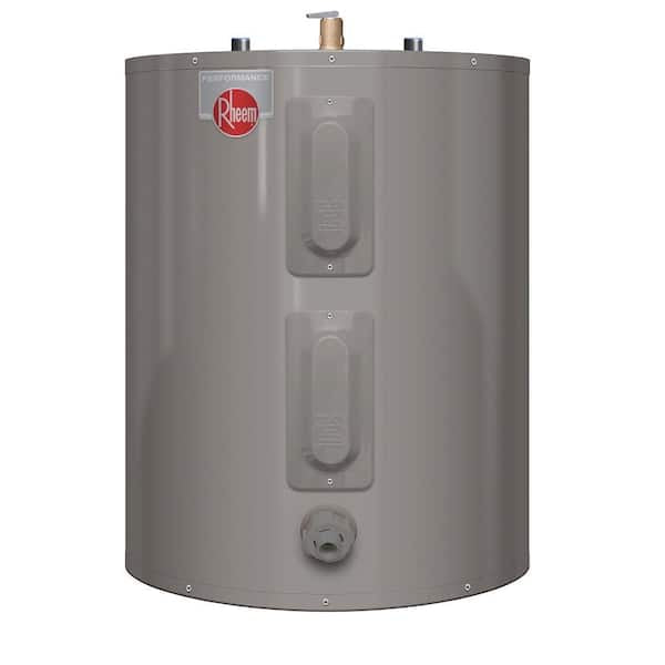 Rheem Professional 38 Gal. Classic 4500-Watt Short Residential Electric Water Heater 240-Volt Top T&P Relief Valve