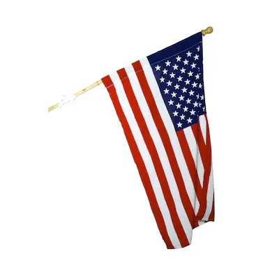 Independence Flag 4-ft W x 2.5-ft H American Flag Kit