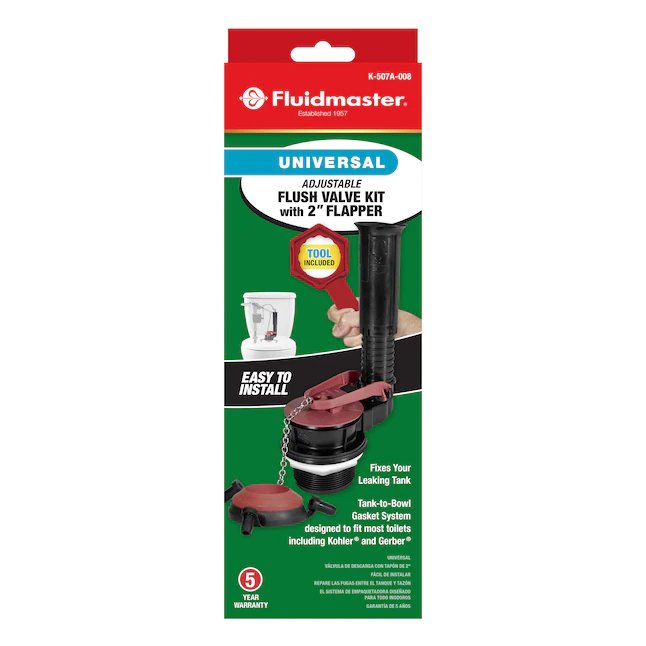 Fluidmaster 2 in. Adjustable Toilet Flush Valve Repair Kit