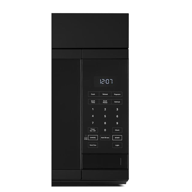 1.7-cu ft 1000-Watt Over-the-Range Microwave (Black)