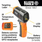 Klein Tools Digital Receptacle Tester Infrared Thermometer