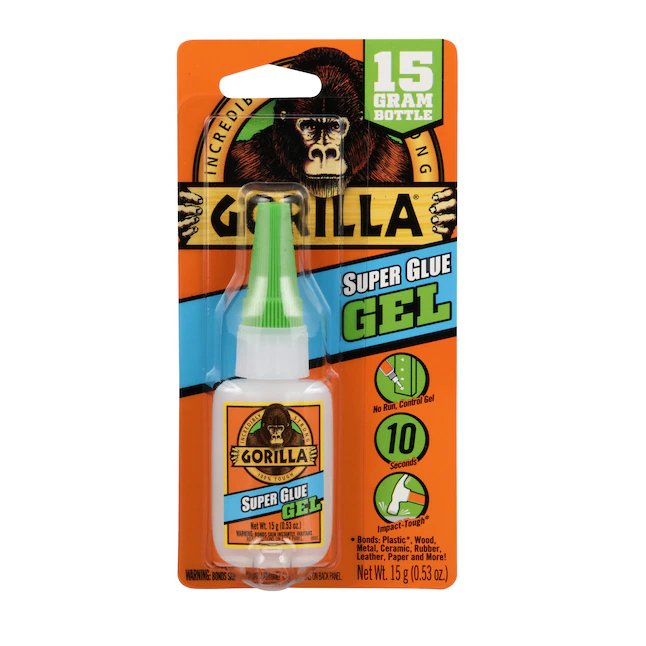 Gorilla Super Glue 15-Gramm-Gel-Superkleber