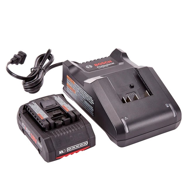 Bosch®  18-Volt 4 Amp-Hour; Lithium Power Tool Battery Kit (Charger Included)