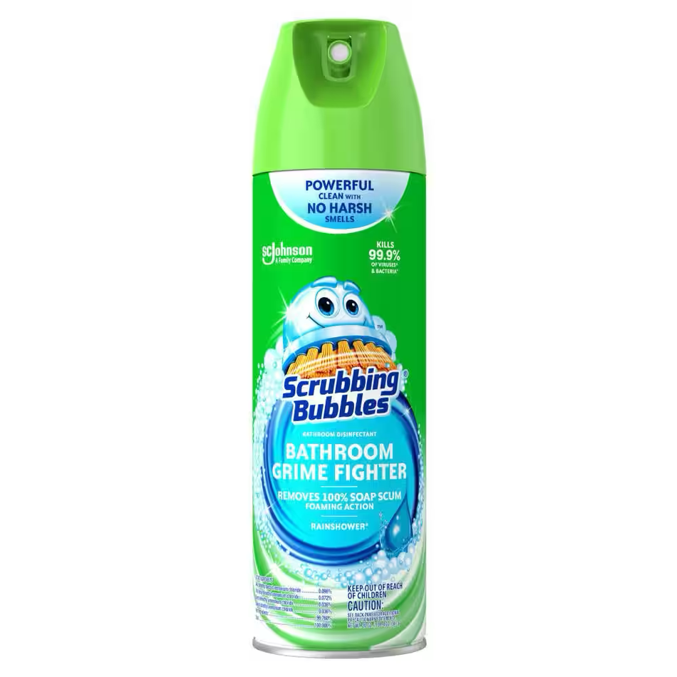 Scrubbing Bubbles Foaming Bathroom Cleaner, Rainshower 25 oz