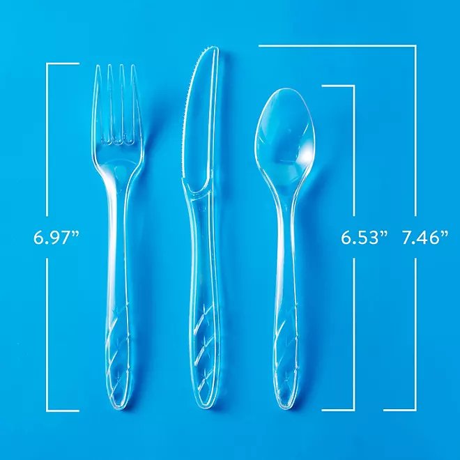 Member's Mark Clear Cutlery Combo Pack (360 ct.)