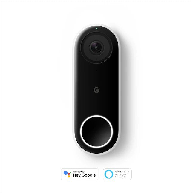 Cámara de seguridad inteligente Google Nest Doorbell (con cable)